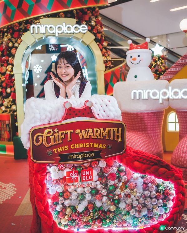 聖誕節周圍去打卡🥰UNIQLO暖粒粒聖誕樂園!