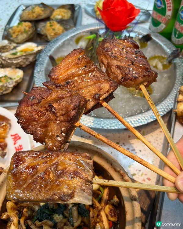 【深圳宵夜新蒲點🔥】16年燒烤王駕到！🤤 羅湖夜貓衝呀！