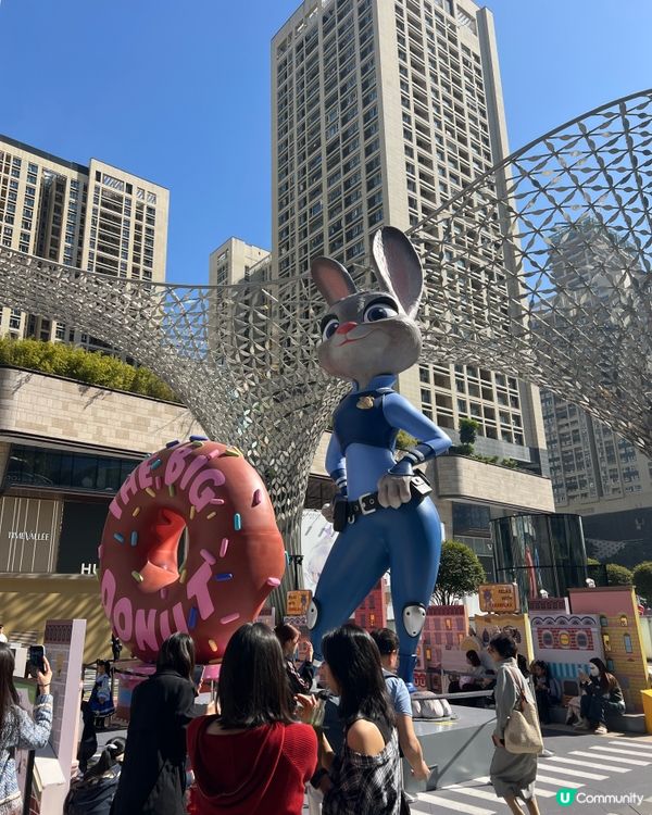 深圳迪士尼Zootopia快閃打卡活動🐰📸