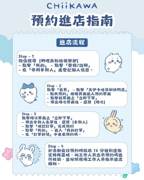 Chiikawa 深圳快閃店下星期開始！ 附商品詳情及預約攻略