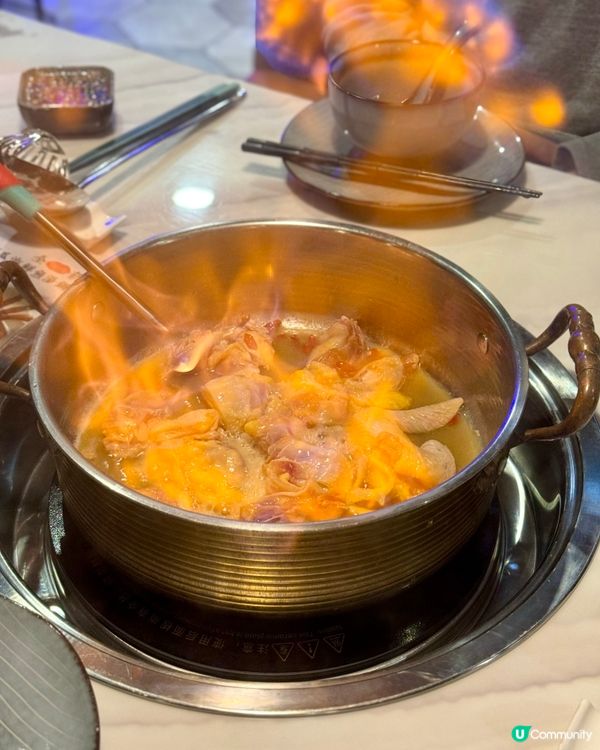 尖沙咀酒店精緻火鍋 必食香濃火焰醉雞湯底