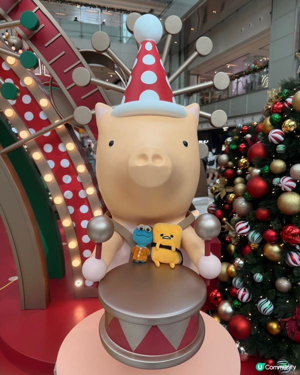 #沙田商場佈置充滿嘉年華氣氛,有不同動物, 十分可愛!