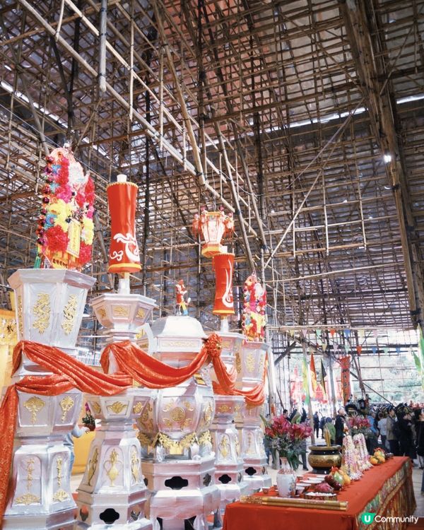 元朗建醮450年！竹棚工藝巔峰🤩