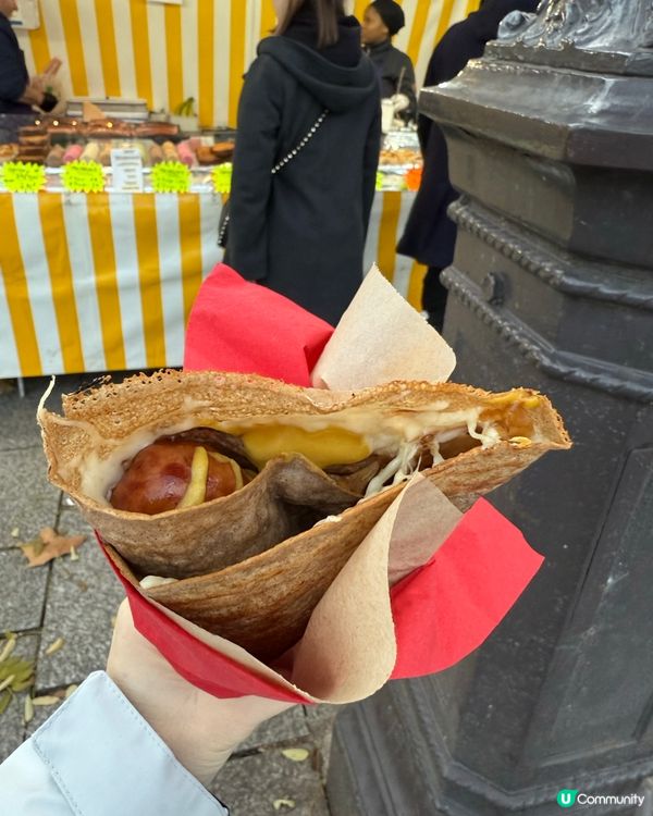 1. 法國聖誕市集🎄！暖笠笠紅酒配可麗餅🤤！