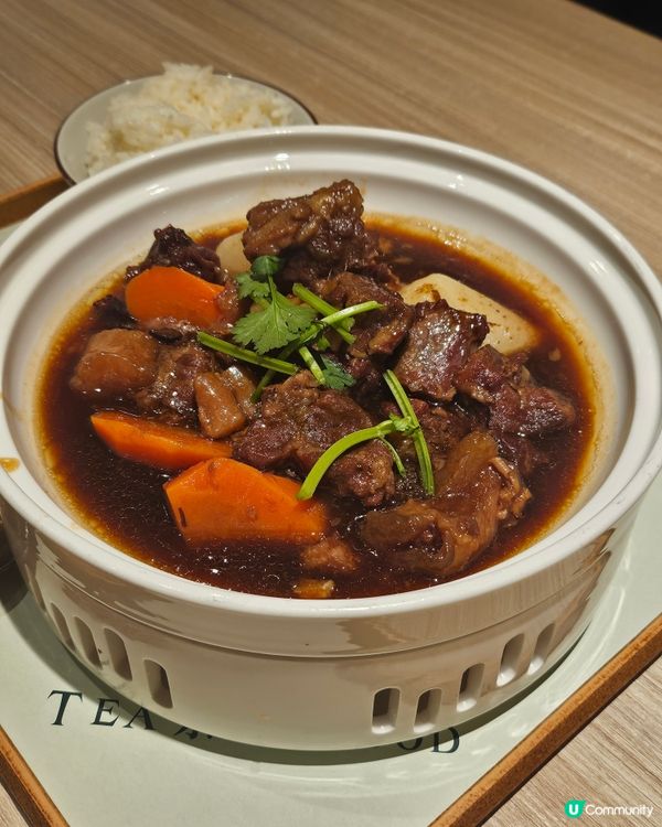 烏魚子麵+牛筋腩！😋 晚餐超滿足！ #茶木