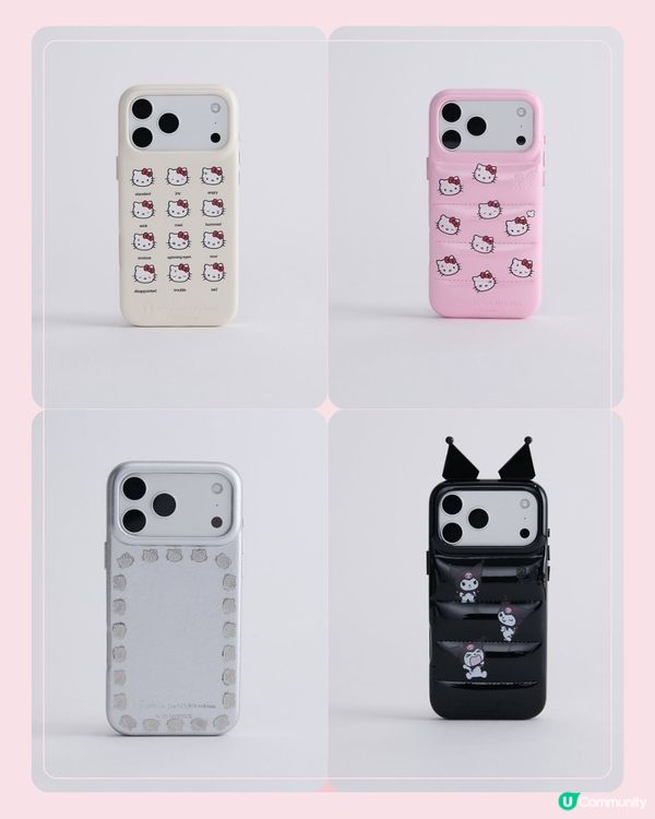 Hello Kitty & Kuromi立體耳朵「雲朵殼」夢幻登場！必買粉色蝴蝶結款＋多款可愛圖案選擇！