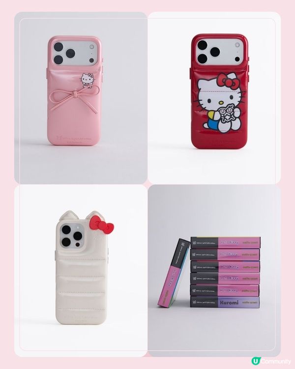 Hello Kitty & Kuromi立體耳朵「雲朵殼」夢幻登場！必買粉色蝴蝶結款＋多款可愛圖案選擇！