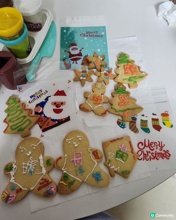 🎄親子自家製聖誕造型曲奇及蛋糕 🎉