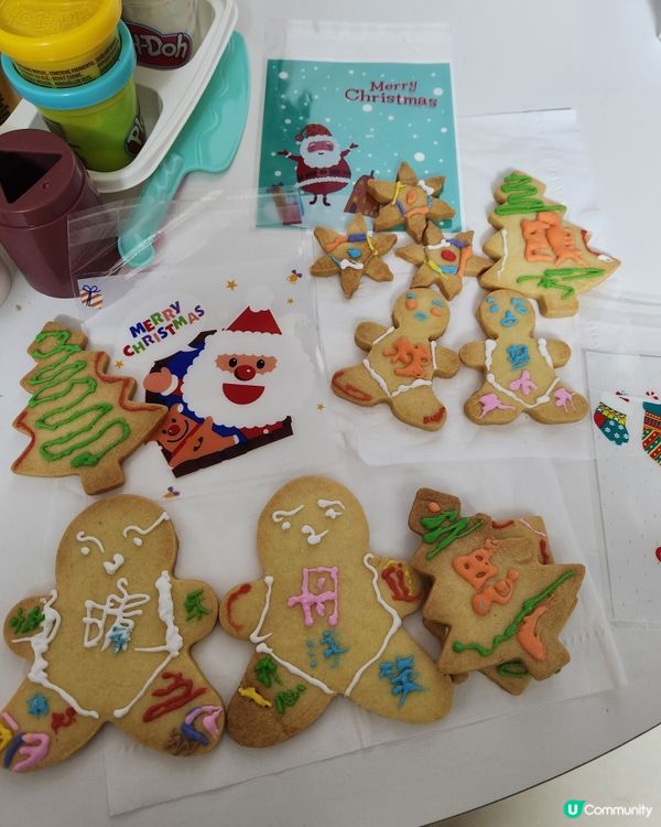 🎄親子自家製聖誕造型曲奇及蛋糕 🎉