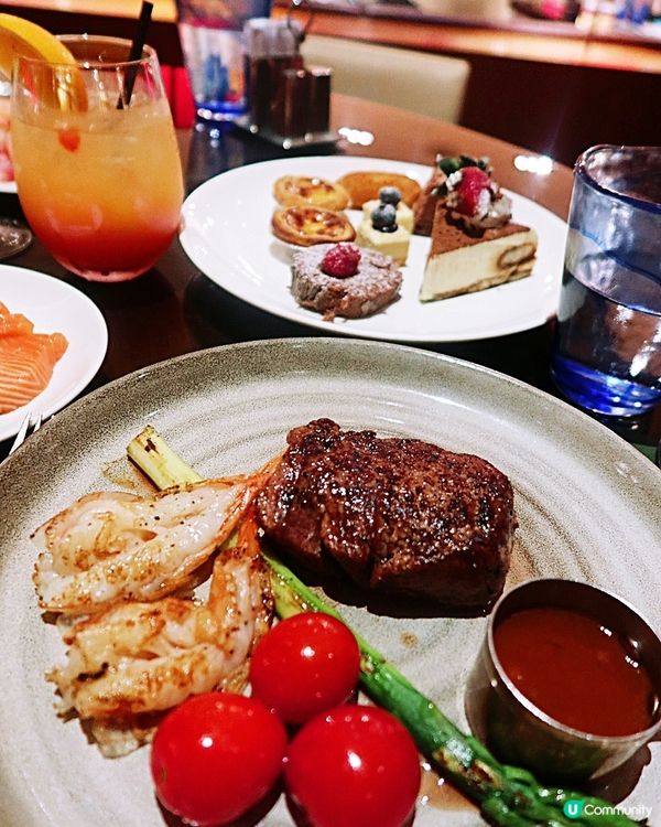 人均二百幾🔥香港酒店晚市自助餐