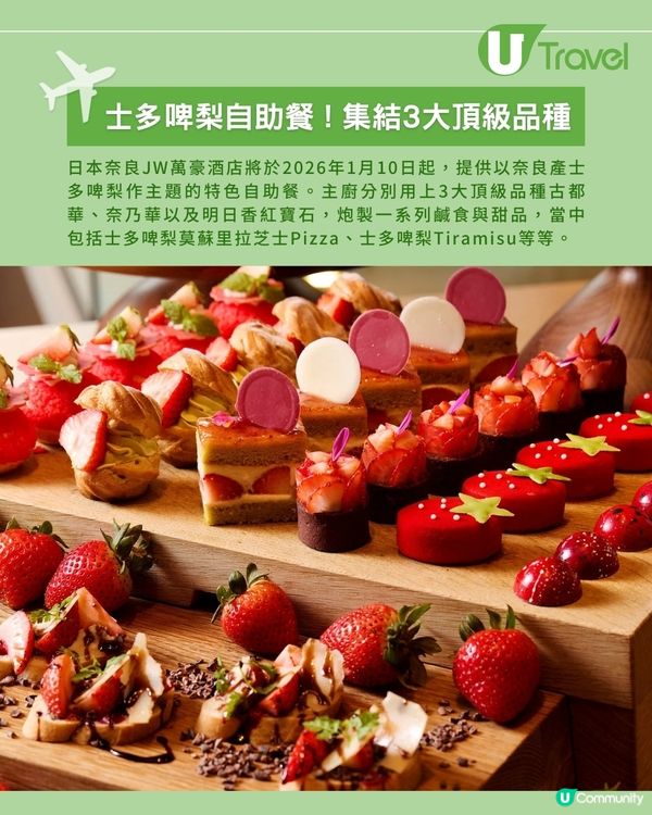 日本奈良JW萬豪酒店 驚現士多啤梨Pizza！