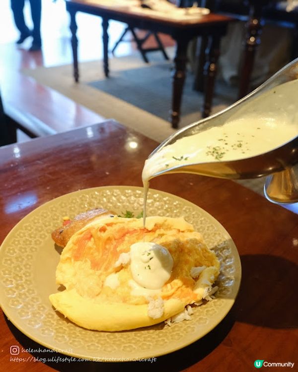 【吃下大埔】可愛打卡聖誕小熊蛋包飯 - 喫茶ちょうぼ