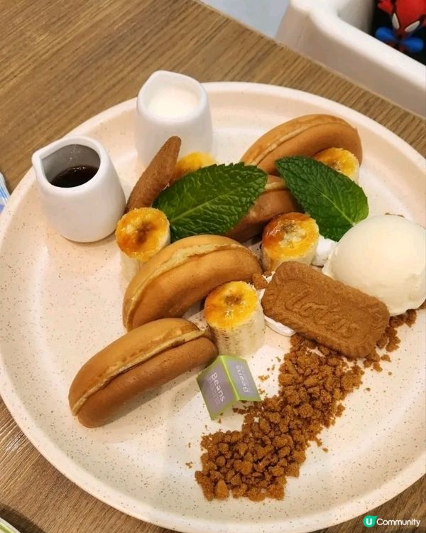 焦糖香蕉窩夫😋！葵芳新都會打卡📸！