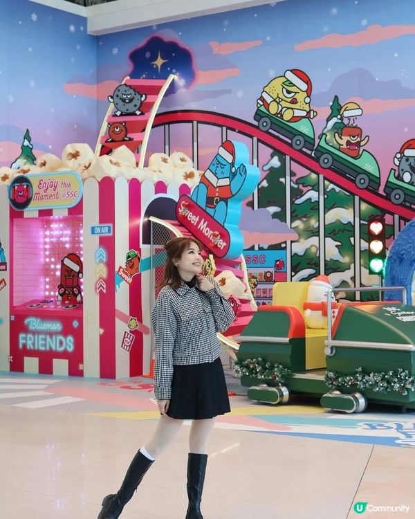 上水中心聖誕玩樂園！🎄 爆谷打卡必去！