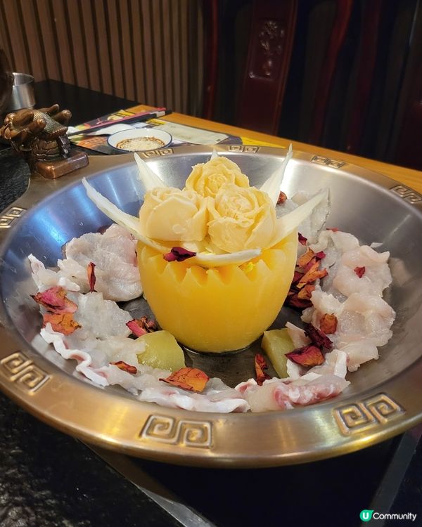 龍躉玫瑰鍋🌹！大滾友豆乳湯底勁正🤤！ #打邊爐