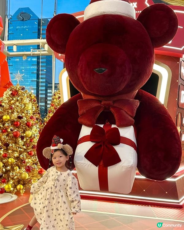熊啤啤聖誕夢幻打卡區！📸🎁🎄