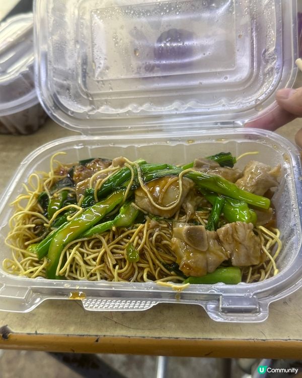 排骨炒麵
