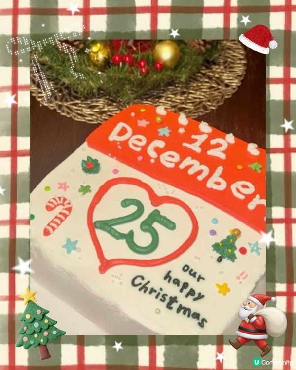 好期待聖誕節啊~🎄✨食住個聖誕蛋糕先!
