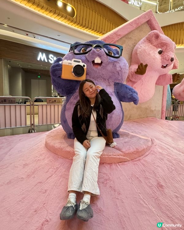 聖誕去邊好？深圳首個粉紅毛絨島登場🩷