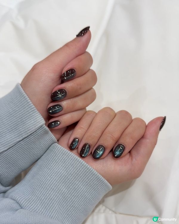 💅🏻冬季深色系顯白美甲❄️✨