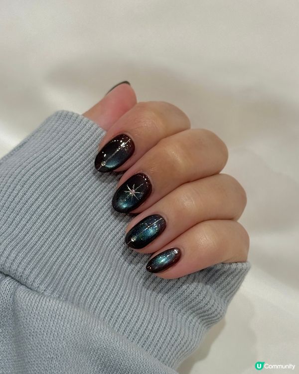💅🏻冬季深色系顯白美甲❄️✨