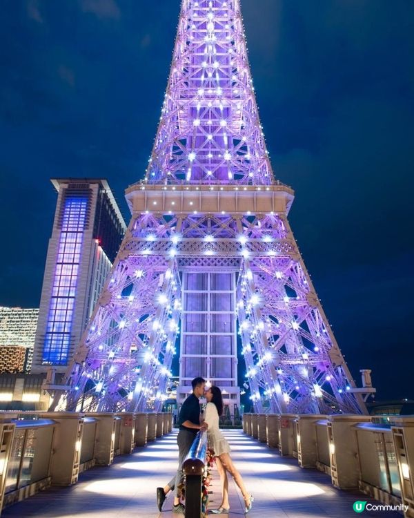 🗼 澳門巴黎鐵塔下浪漫倒數之旅