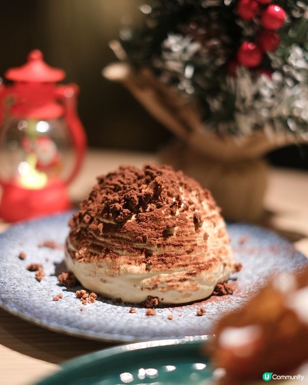 星級酒店餐廳聯乘迷你毛聖誕甜品！提拉米蘇必試😋