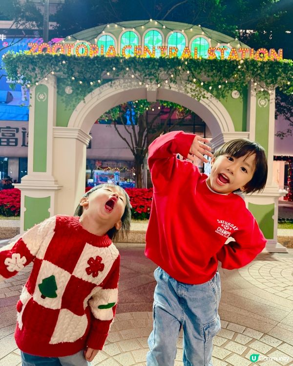 聖誕節2025‼️時代廣場✨穿越優獸大都會🦊🐰