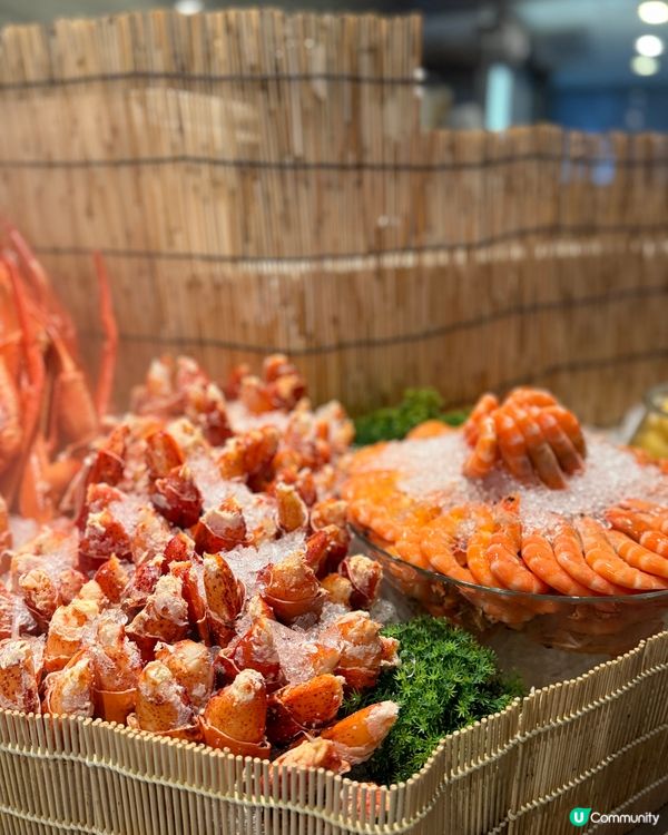 聖誕自助餐開餐啦🤤長腳蟹龍蝦任你食🦀🦞