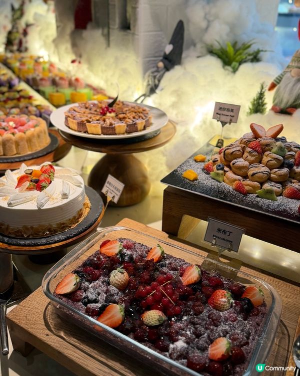 聖誕自助餐開餐啦🤤長腳蟹龍蝦任你食🦀🦞