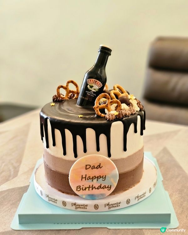 🎂 生日蛋糕推介！朱古力威士忌味 🤤