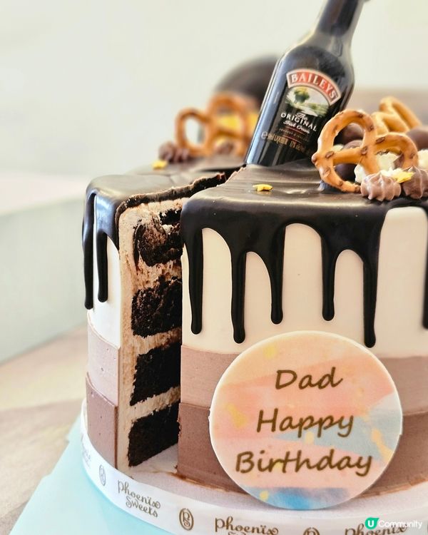 🎂 生日蛋糕推介！朱古力威士忌味 🤤