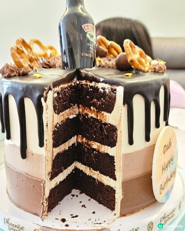 🎂 生日蛋糕推介！朱古力威士忌味 🤤