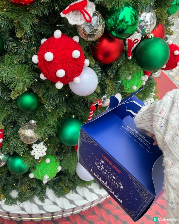 聖誕限定！香印提子西瓜蛋糕🍉🍰😋