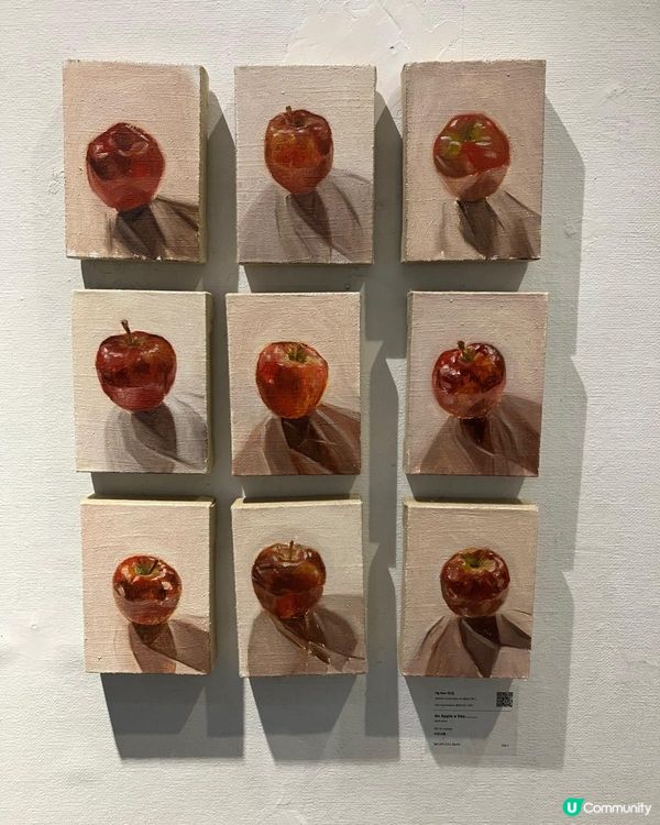 1. 灣仔藝術展25周年！🎨 油畫蘋果勁吸睛！🖼️🍎 #藝術