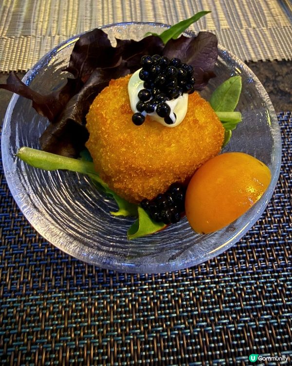 炸墨西哥辣椒肉丸拼魚子醬