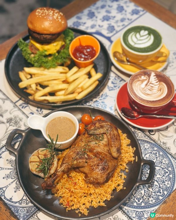 宋王臺美食初體驗！🤩 烤春雞+漢堡包！😋 