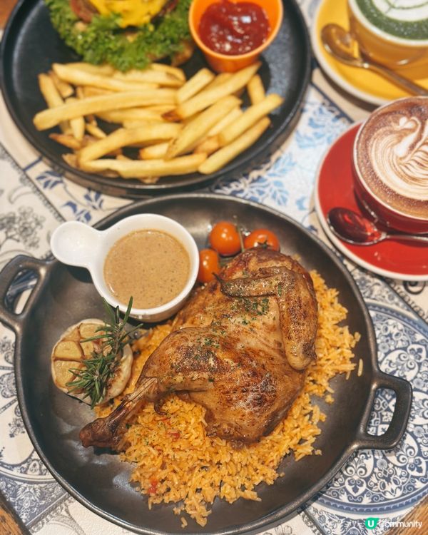 宋王臺美食初體驗！🤩 烤春雞+漢堡包！😋 