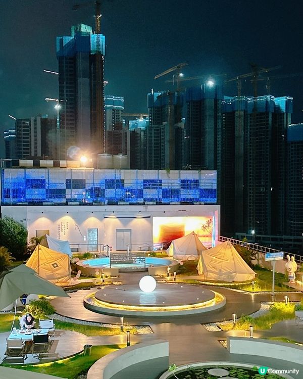 天台露營 BBQ！🌃 深圳夜景超正！🤤