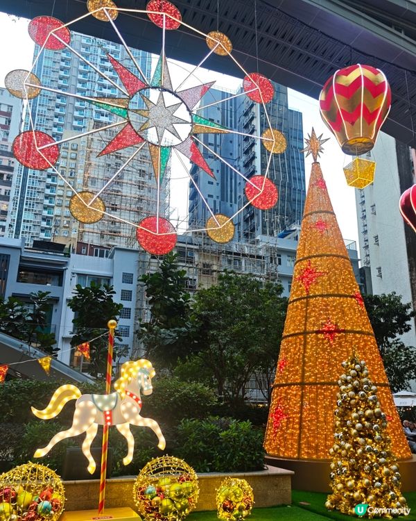 利東街聖誕燈飾2025！勁靚🤩 歐洲嘉年華feel