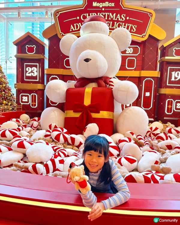聖誕熊啤啤🎄萌爆5中庭！打卡必去📸