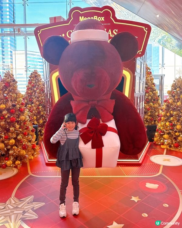 聖誕熊啤啤🎄萌爆5中庭！打卡必去📸