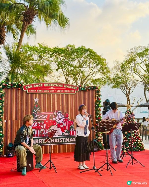 聖誕節2025‼️ 中港城車尾箱聖誕市集✨配閃亮維港景