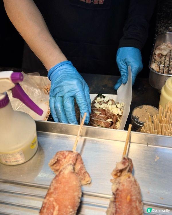 台灣夜市必食！脆皮魷魚包青瓜