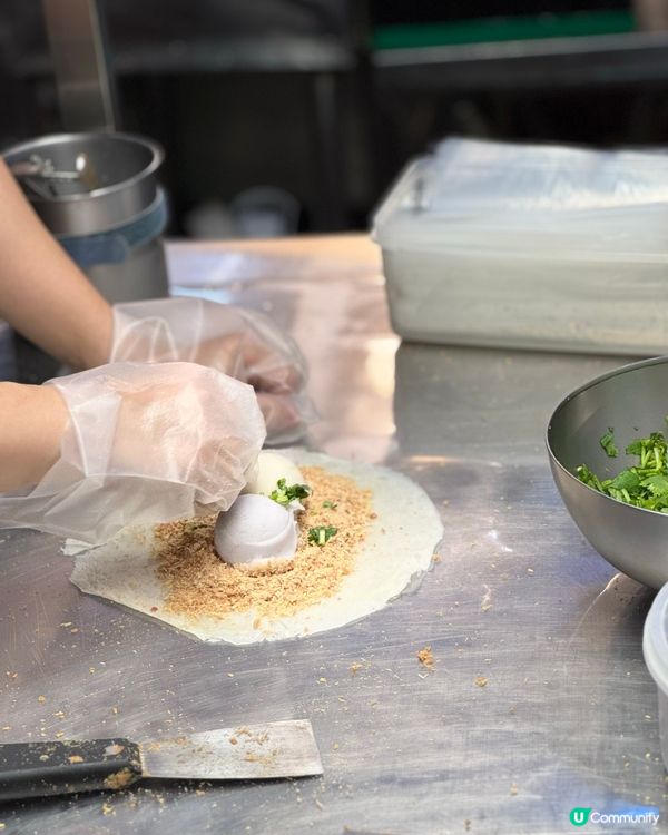 夜市掃街必食！花生捲冰淇淋🤤 甜到入心！
