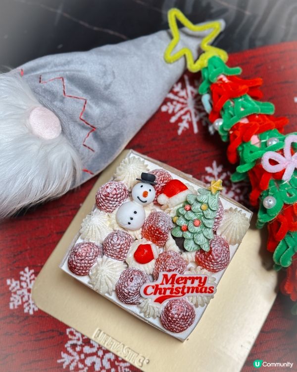 聖誕士多啤梨蛋糕🍓！低糖健康又好味😋！