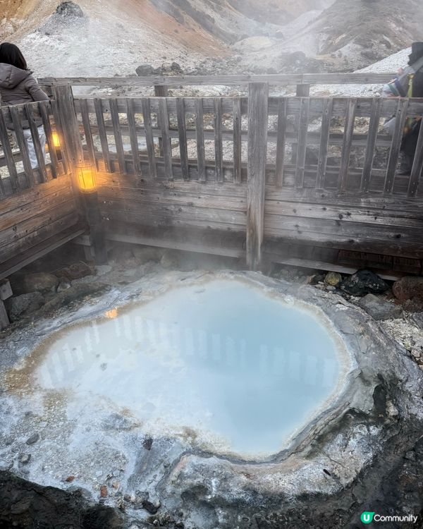北海道地獄谷♨️！硫磺味十足🌋！
