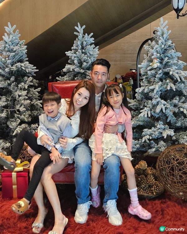 今個聖誕一於同好友同埋小朋友去帝逸酒店食屋誕自助餐歡渡聖誕啦...