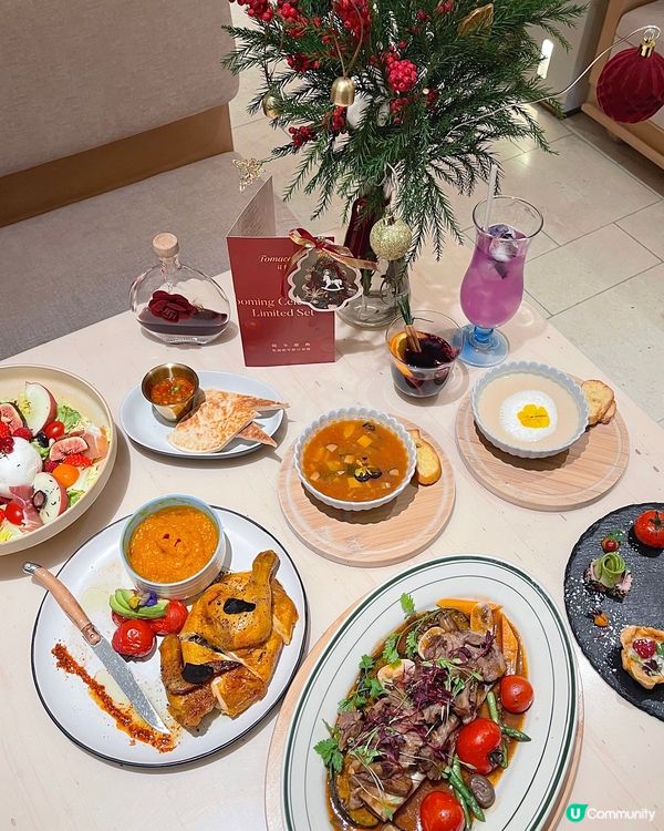 🇭🇰銅鑼灣夢幻打卡餐廳🌸 儀式感聖誕大餐🎄