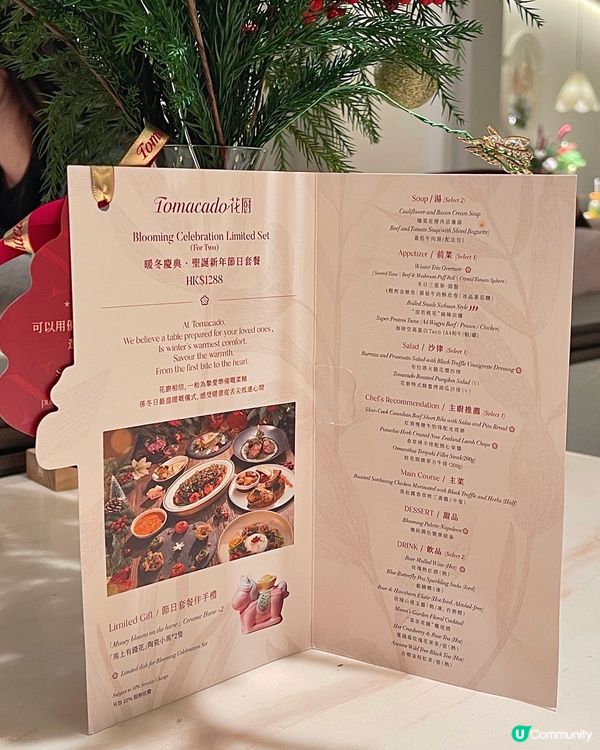 🇭🇰銅鑼灣夢幻打卡餐廳🌸 儀式感聖誕大餐🎄